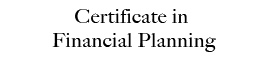 Certificate In Financial Planning
