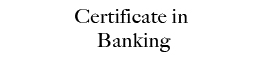 Certificate In Banking